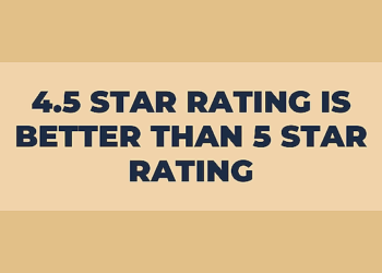 Why 4.5 Star Rating Is Better Than 5 Star Rating