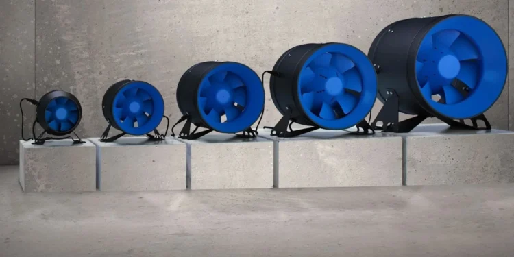 Advantages of duct fans with a built-in speed controller for office buildings