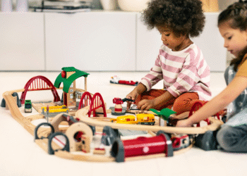 Exploring the Worlds of Imagination with a Brio Train Set
