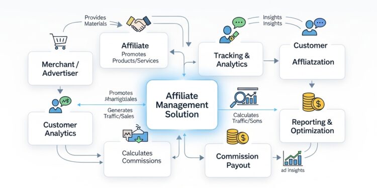 How Affiliate Management Solution Works