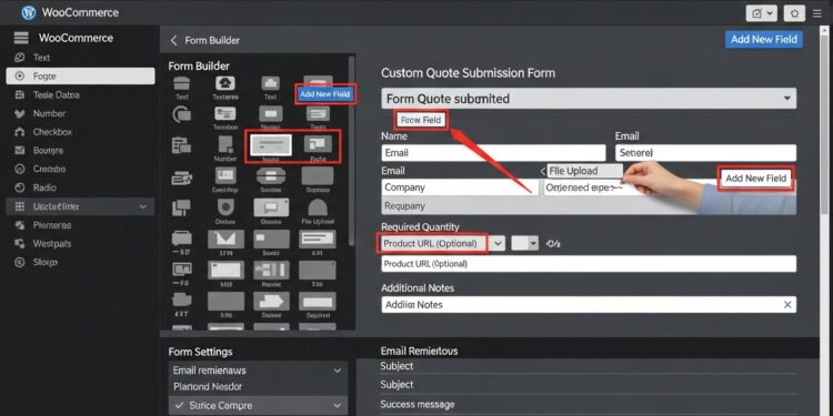 How to Create a Custom Quote Submission Form with Unlimited Fields in WooCommerce?