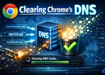 Open Chrome Net Internals (#DNS): Step-by-Step DNS Cache Management