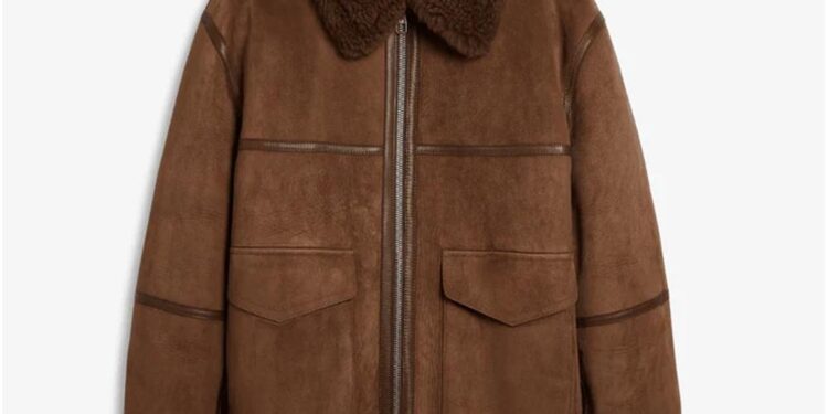 Hayes Quilted Spanish Shearling Sheepskin Car Coat: A Statement of Modern Luxury